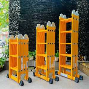 Thang nhôm gấp 4 đoạn Jumbo B304 - 4.7m
