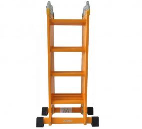 Thang nhôm gấp 4 đoạn Jumbo B304 - 4.7m