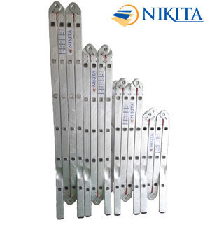 Thang nhôm gấp 4 khúc Nikiata NIK84A & NIK84