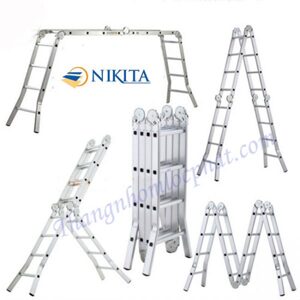 Thang nhôm gấp 4 khúc Nikiata NIK84A & NIK84