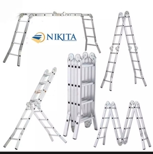 Thang nhôm gấp 4 khúc Nikita NIK64