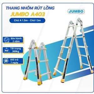 Thang nhôm gấp chữ A Jumbo A403