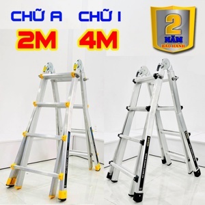 Thang nhôm gấp chữ A Jumbo A404