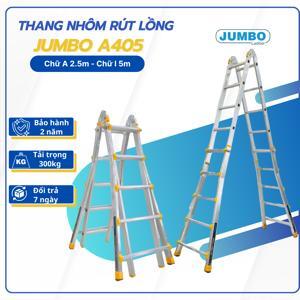 Thang nhôm gấp chữ A Jumbo A405