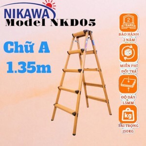 Thang nhôm gấp chữ A Nikawa NKD-05