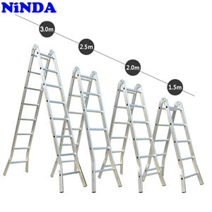 Thang nhôm gấp chữ A Ninda ND-205