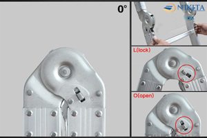 Thang nhôm gấp chữ M Nikita TGA69