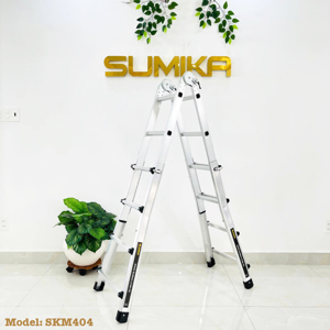 Thang nhôm gấp đa năng Sumika SKM-404