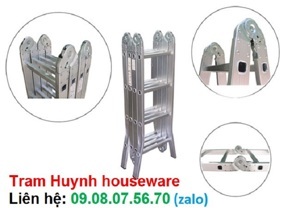 Thang nhôm gấp đoạn Ameca AMC-M204C