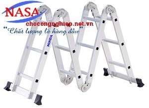 Thang nhôm gấp khúc chữ M Ninda ND-405C