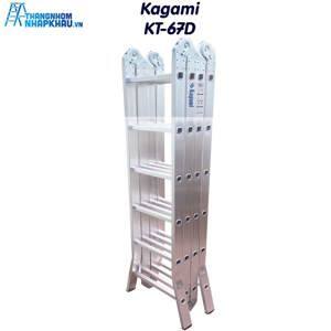 Thang nhôm gấp xếp 4 đoạn Kagami KT -67D (6.7m)