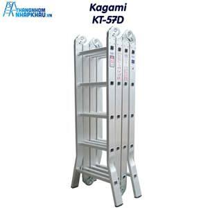 Thang nhôm gấp xếp 4 đoạn Kagami KT-57D (5.7m)