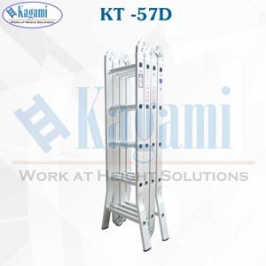 Thang nhôm gấp xếp 4 đoạn Kagami KT-57D (5.7m)