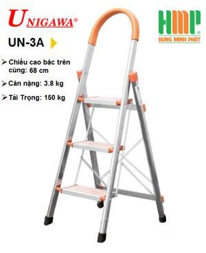 Thang nhôm ghế 3 bậc Unigawa UN-3A