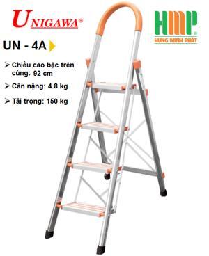 Thang nhôm ghế 4 bậc Unigawa UN-4A