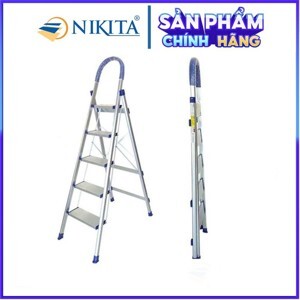 Thang nhôm ghế 5 bậc Nikita NKT-DL05