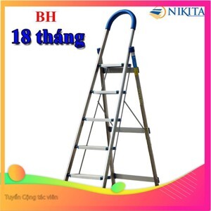 Thang nhôm ghế 5 bậc Nikita NKT-DL05