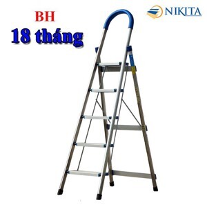 Thang nhôm ghế 5 bậc Nikita NKT-DL05