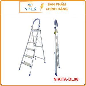 Thang nhôm ghế 6 bậc Nikita NKT-DL06