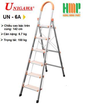 Thang nhôm ghế Unigawa UN-6A - 1.42m