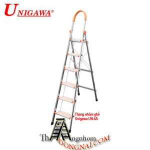 Thang nhôm ghế Unigawa UN-6A - 1.42m