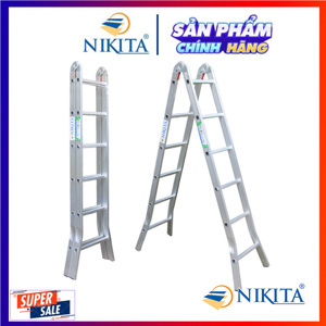 Thang nhôm chữ A khóa tự động Nikita NIKA20