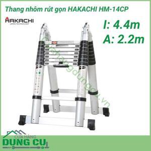 Thang nhôm rút chữ A Hakachi HM-14CP (4.4m)