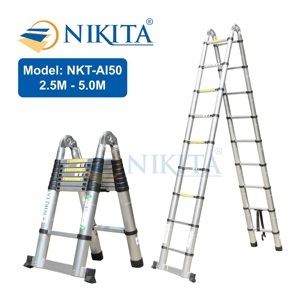 Thang nhôm rút chữ A Nikita AI50