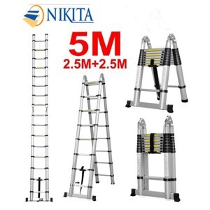 Thang nhôm rút chữ A Nikita AI50