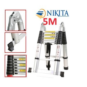 Thang nhôm rút chữ A Nikita AI50