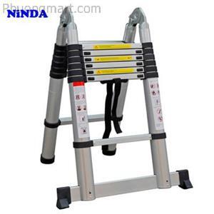 Thang nhôm rút chữ A Ninda ND-50AI - 5m