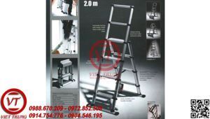 Thang nhôm rút chữ A Telesteps 51720 - 2.0m