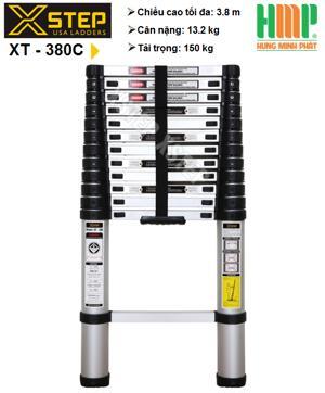 Thang nhôm rút chữ A Xstep XT-380C