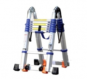 Thang nhôm rút đôi chữ A Jumbo A220B - 4.4 mét