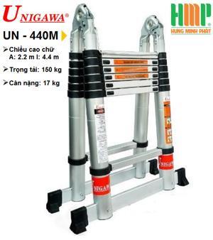 Thang nhôm rút đôi chữ A Unigawa UN-440M - 4.4m