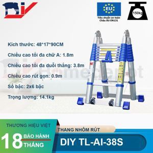 Thang nhôm rút đôi DIY TL-AI-38S