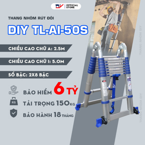 Thang nhôm rút đôi DIY TL-AI-50S