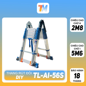 Thang nhôm rút đôi DIY TL-AI-56S