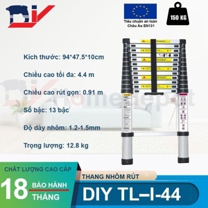 Thang nhôm rút đơn DIY TL-I-44