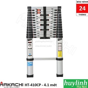 Thang nhôm rút đơn Hakachi HT-410CP