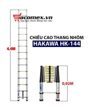 Thang nhôm rút đơn Hakawa HK-144 (HK144)