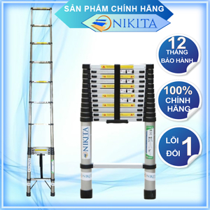 Thang nhôm rút đơn Nikita NKT-R62 - 6.2m