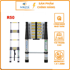 Thang nhôm rút đơn Nikita NKT-R50