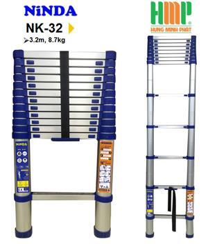 Thang nhôm rút đơn Ninda NK-32