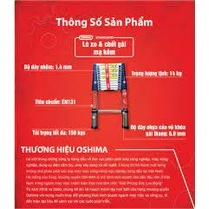 Thang nhôm rút đơn Oshima TD-32 - 3.2m