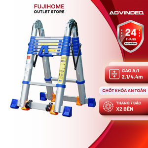 Thang nhôm rút gọn Advindeq ADT707BN