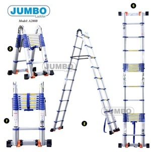 Thang nhôm rút gọn chữ A Jumbo A280B