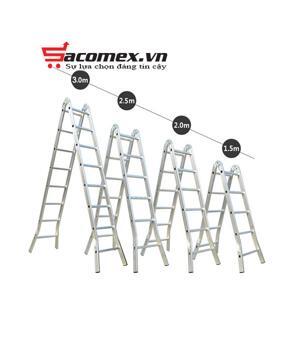 Thang nhôm rút gọn chữ A Jumbo A250