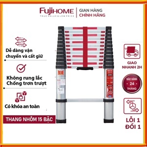 Thang nhôm rút gọn đơn FujiHome TLI440