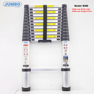 Thang nhôm rút gọn Jumbo B380